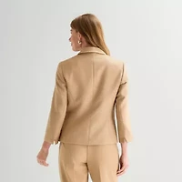 Black Label by Evan-Picone Tweed Womens Classic Fit Suit Jacket