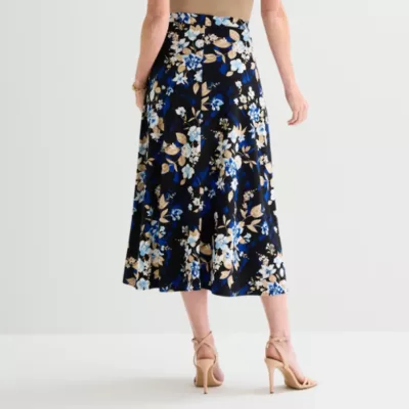 Black Label by Evan-Picone Womens Maxi Skirt