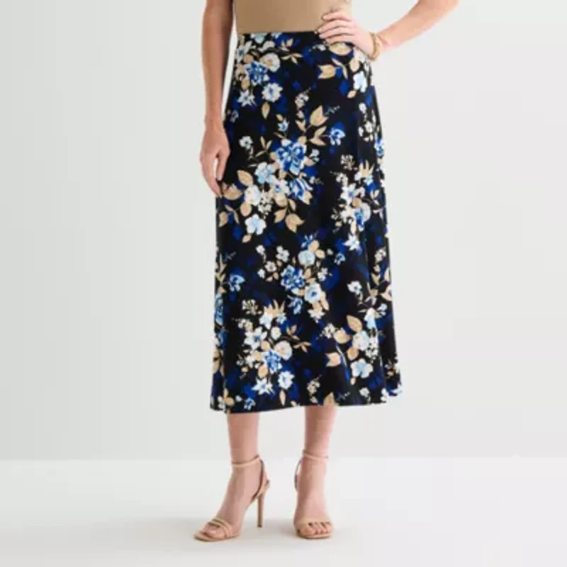 Black Label by Evan-Picone Womens Maxi Skirt