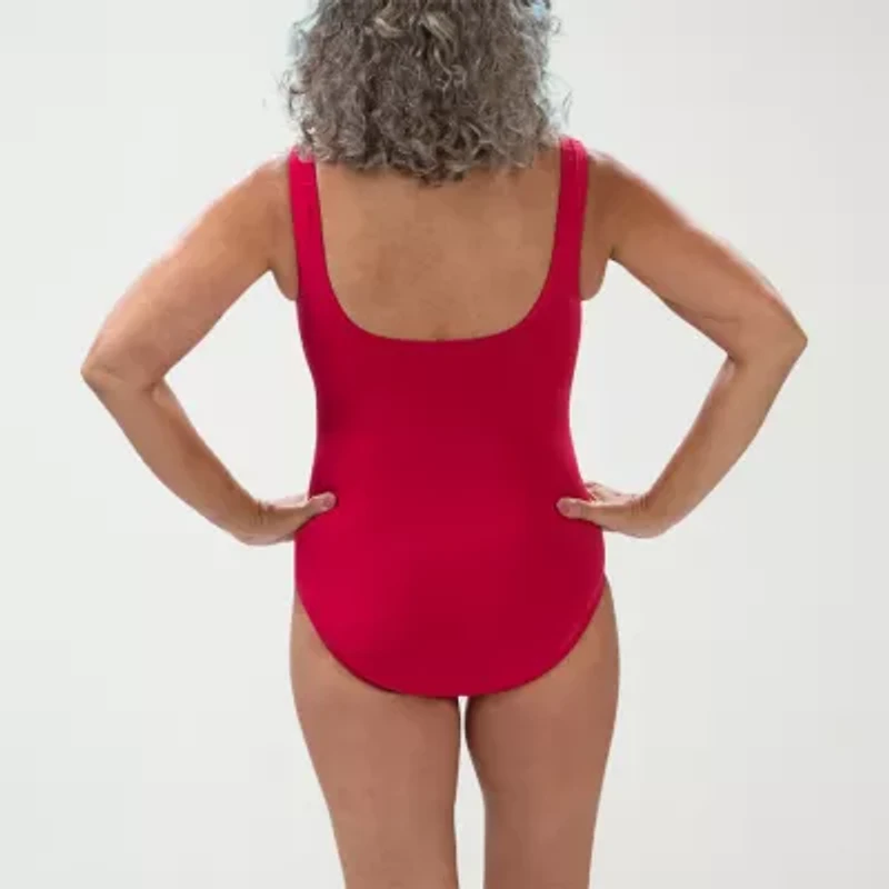 Dolfin Womens Moderate Coverage One Piece Swimsuit