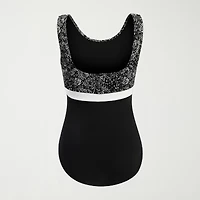 Dolfin Womens Striped One Piece Swimsuit