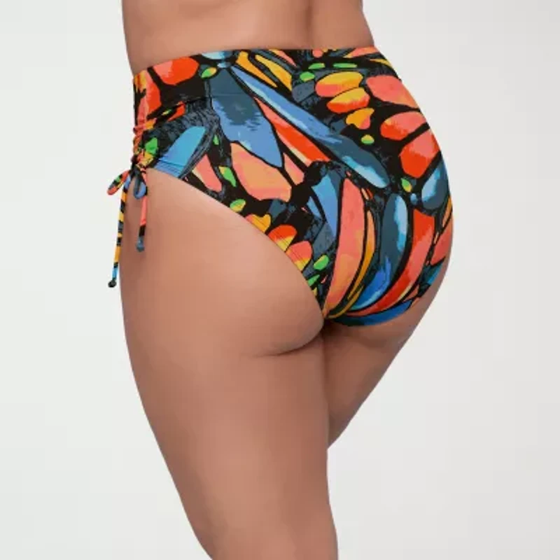 S3 Swim Womens Lined High Waist Bikini Swimsuit Bottom