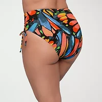 S3 Swim Womens Lined High Waist Bikini Swimsuit Bottom