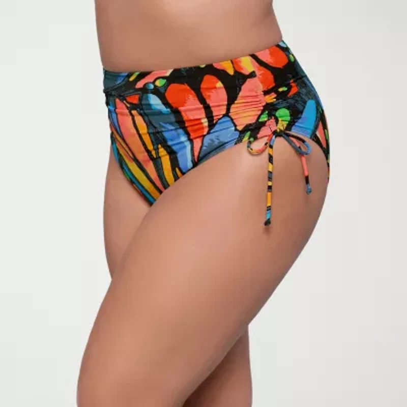 S3 Swim Womens Lined High Waist Bikini Swimsuit Bottom