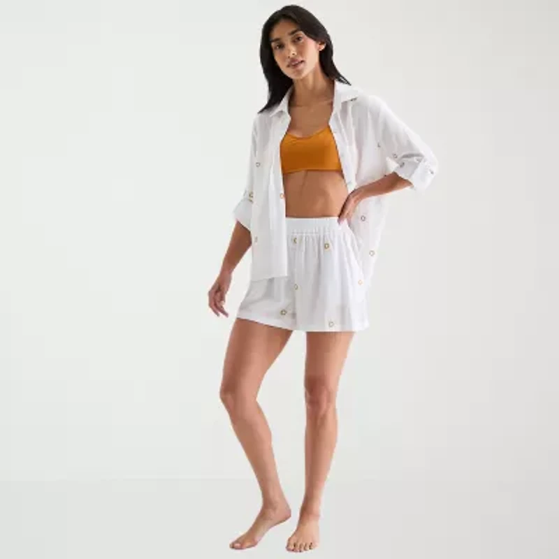 Mynah Dots Swimsuit Cover-Up Tops