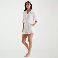 Mynah Womens Dots Shorts Swimsuit Cover-Up