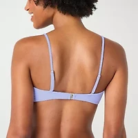 Decree Adjustable Straps Juniors Triangle Bikini Swimsuit Top