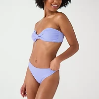 Decree Adjustable Straps Juniors Triangle Bikini Swimsuit Top