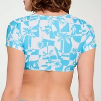 Decree Womens Juniors Bralette Bikini Swimsuit Top