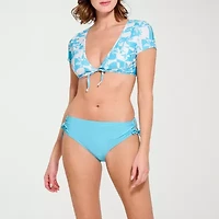 Decree Womens Juniors Bralette Bikini Swimsuit Top