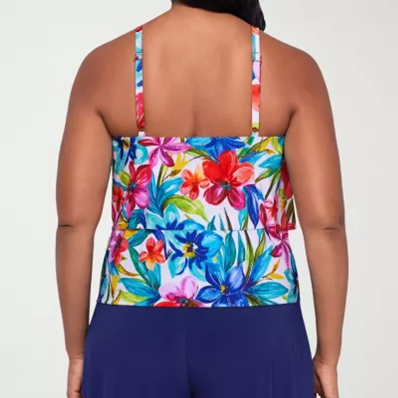 Trimshaper Womens Swim Romper