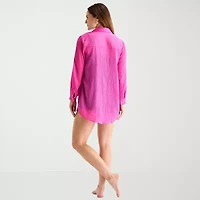 Sonnet Shores Womens Dress Swimsuit Cover-Up