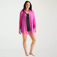 Sonnet Shores Womens Dress Swimsuit Cover-Up