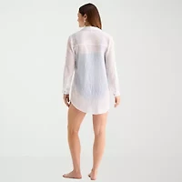 Sonnet Shores Womens Dress Swimsuit Cover-Up