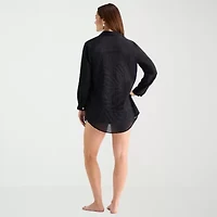 Sonnet Shores Womens Dress Swimsuit Cover-Up