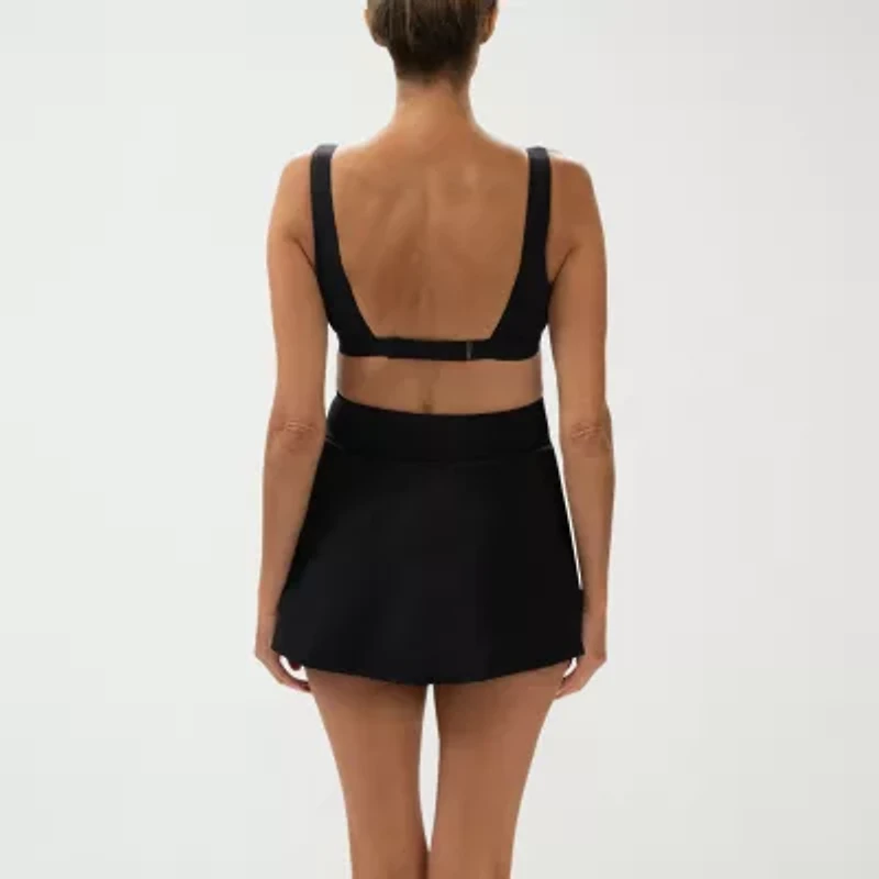 Dolfin Aquashape Women's High Waisted Skort Womens Quick Dry Swim Skirt