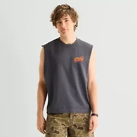 Arizona Mens Crew Neck Sleeveless Muscle T-Shirt