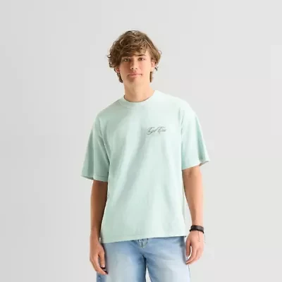 Arizona Mens Crew Neck Short Sleeve Boxy Fit Graphic T-Shirt