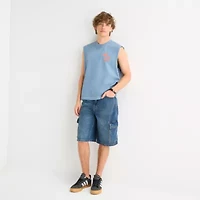 Arizona Mens Crew Neck Sleeveless Muscle T-Shirt