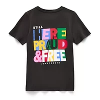 Hope & Wonder Big Kid Unisex Crew Neck Short Sleeve T-Shirt