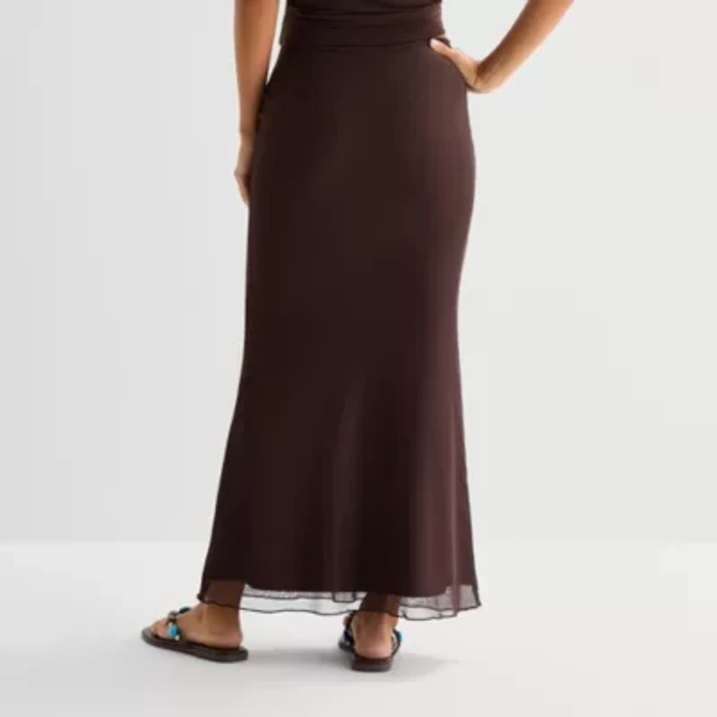 Forever 21 Womens Juniors Maxi Skirt