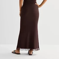 Forever 21 Womens Juniors Maxi Skirt