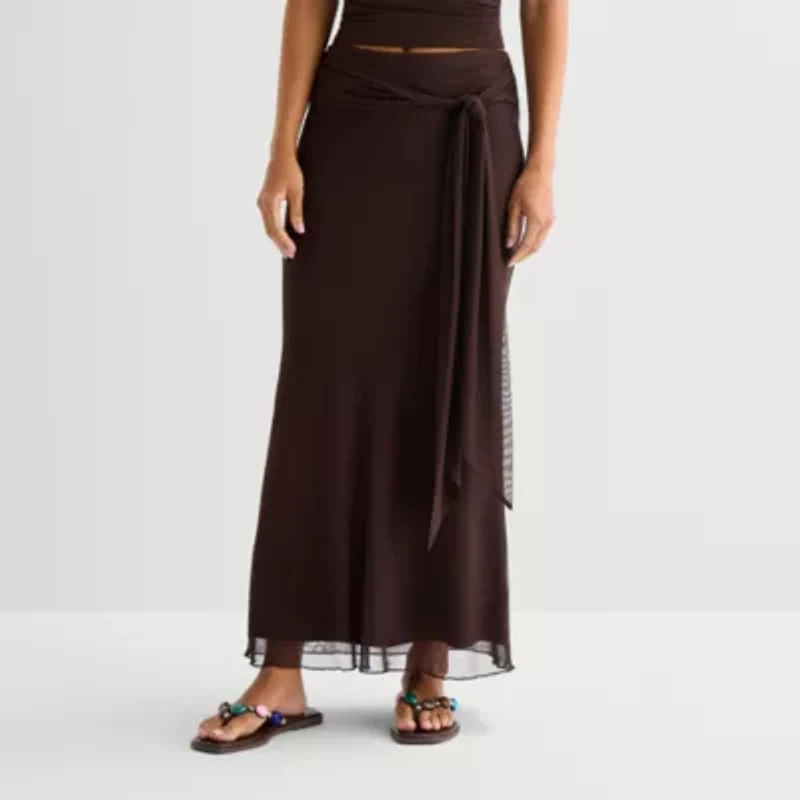 Forever 21 Womens Juniors Maxi Skirt