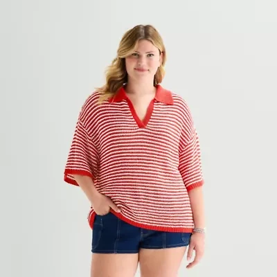 Forever 21 Womens Juniors Plus Polo Shirt