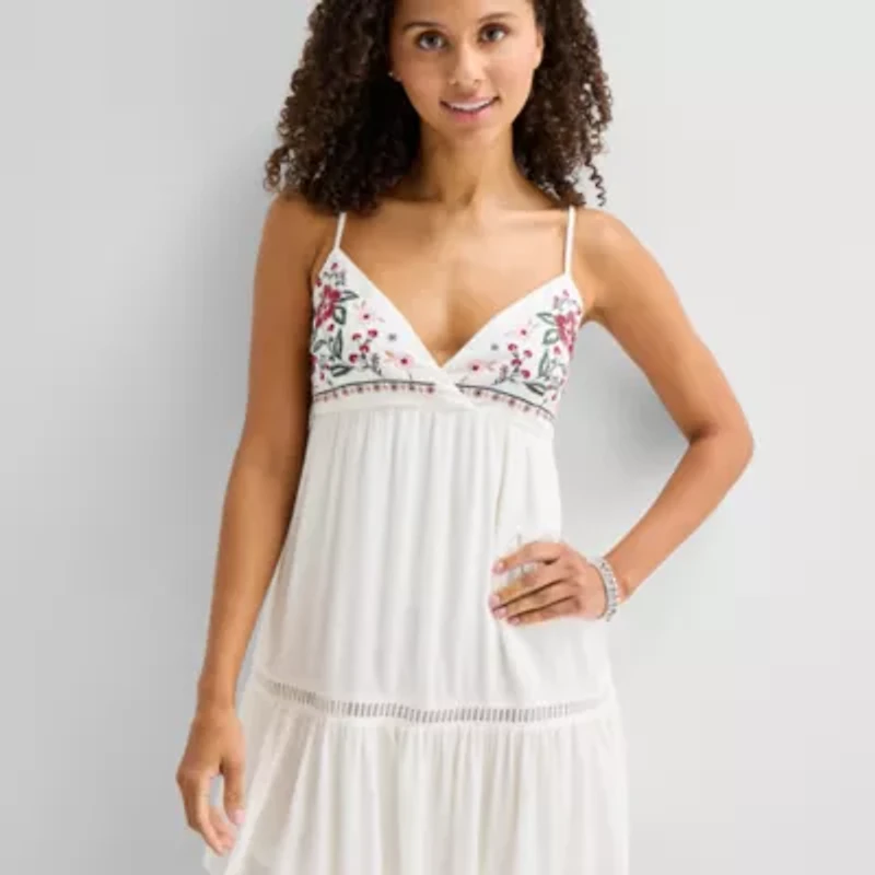 Arizona Womens Juniors Floral Sundress