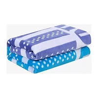 SUPERIOR® Striped Cotton Oversized Quick Dry Beach Towel