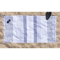 SUPERIOR® Mira Striped Cotton Quick Dry Beach Towel