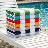 SUPERIOR® Cabana Stripe Oversized Quick Dry Beach Towel