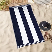 SUPERIOR® Cabana Stripe Oversized Quick Dry Beach Towel