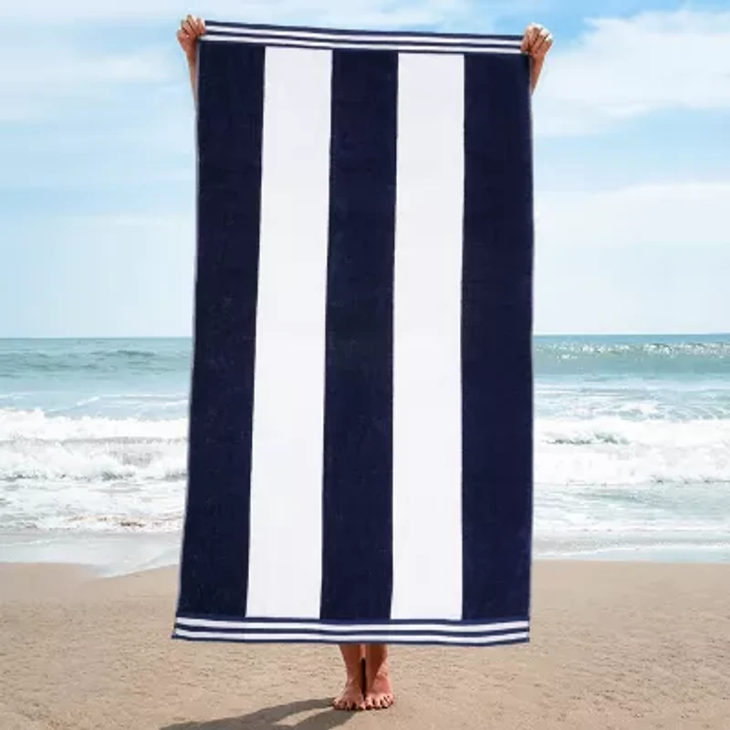 SUPERIOR® Cabana Stripe Oversized Quick Dry Beach Towel
