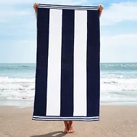 SUPERIOR® Cabana Stripe Oversized Quick Dry Beach Towel