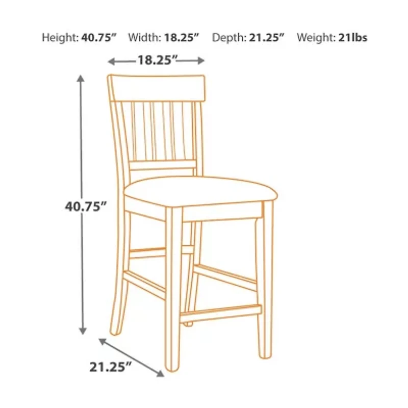 Signature Design by Ashley® Essex 5-Piece Counter Height Dining Set