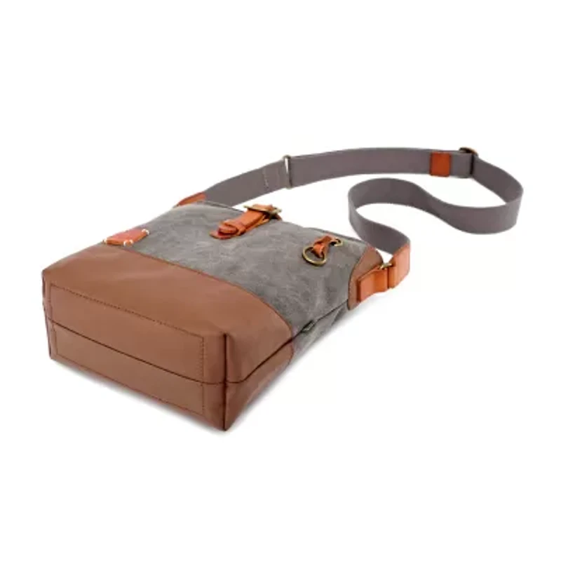 TSD Brand Redwood Crossbody Messenger Bag