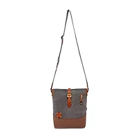 TSD Brand Redwood Crossbody Messenger Bag