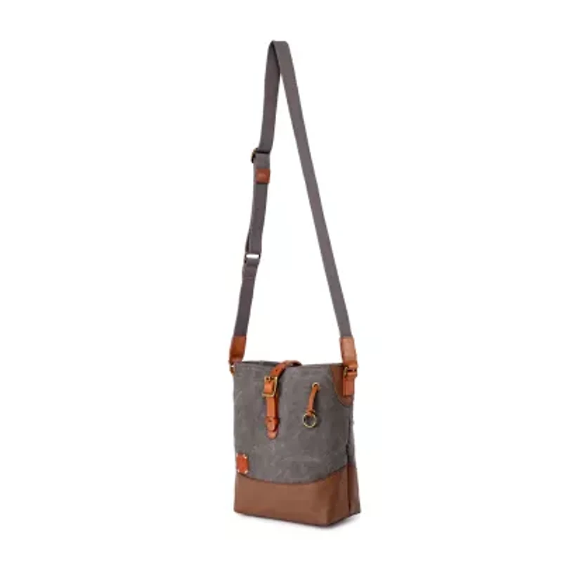 TSD Brand Redwood Crossbody Messenger Bag