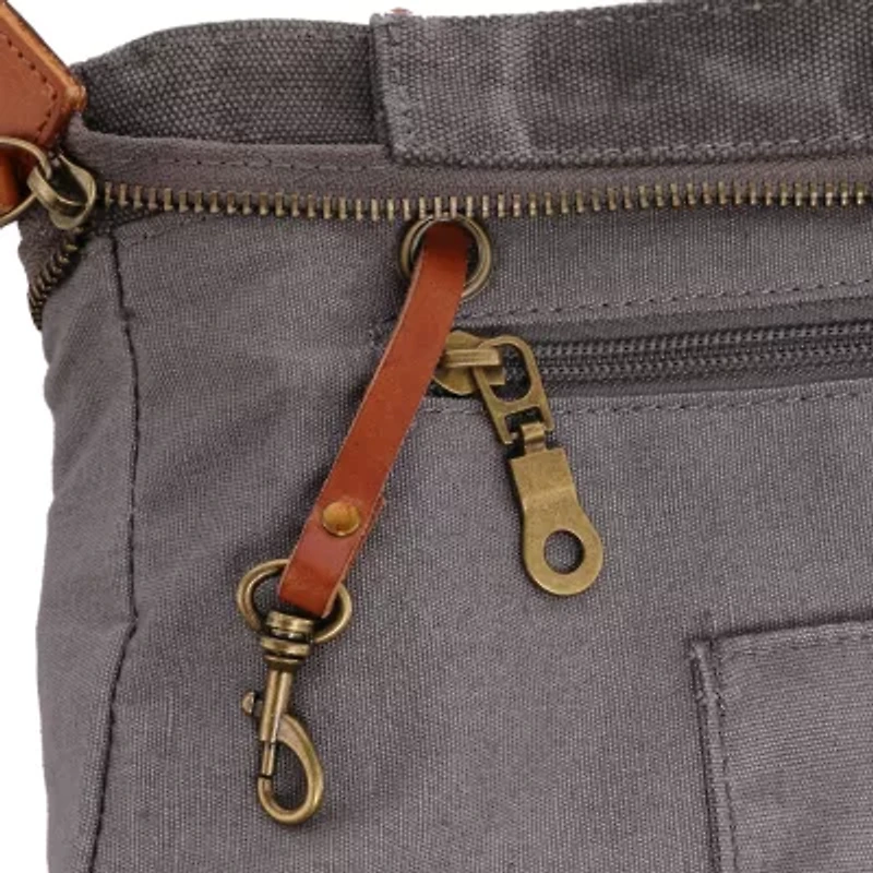 TSD Brand Redwood Crossbody Messenger Bag