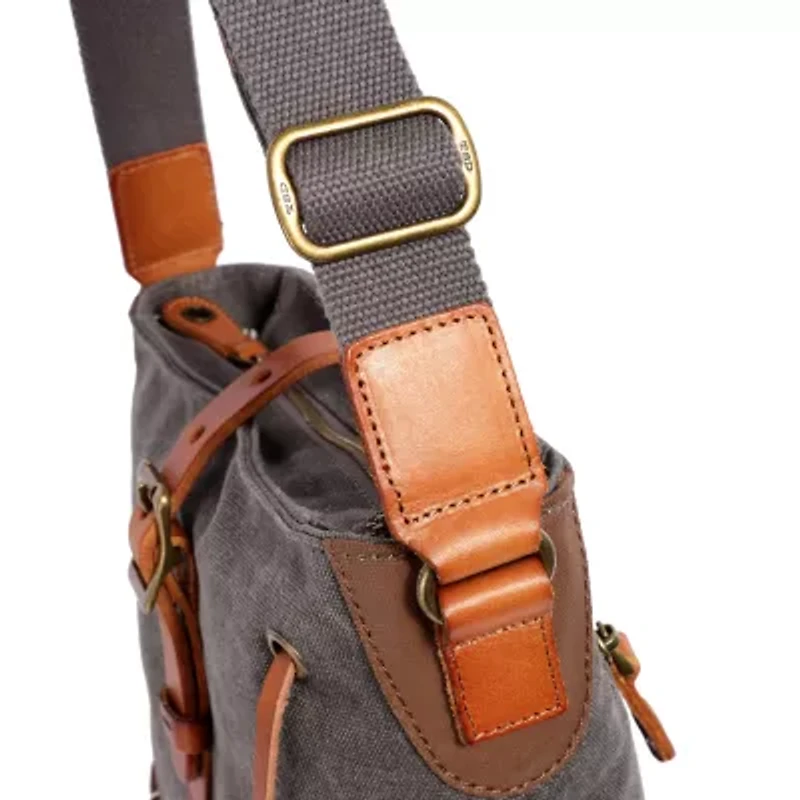 TSD Brand Redwood Crossbody Messenger Bag