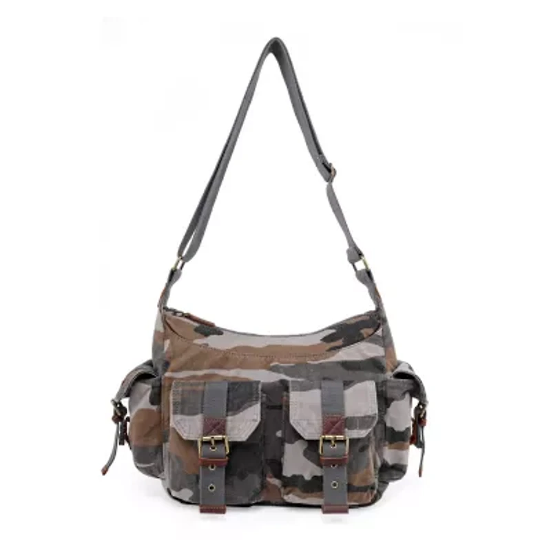 TSD Brand Camo Messenger Bag