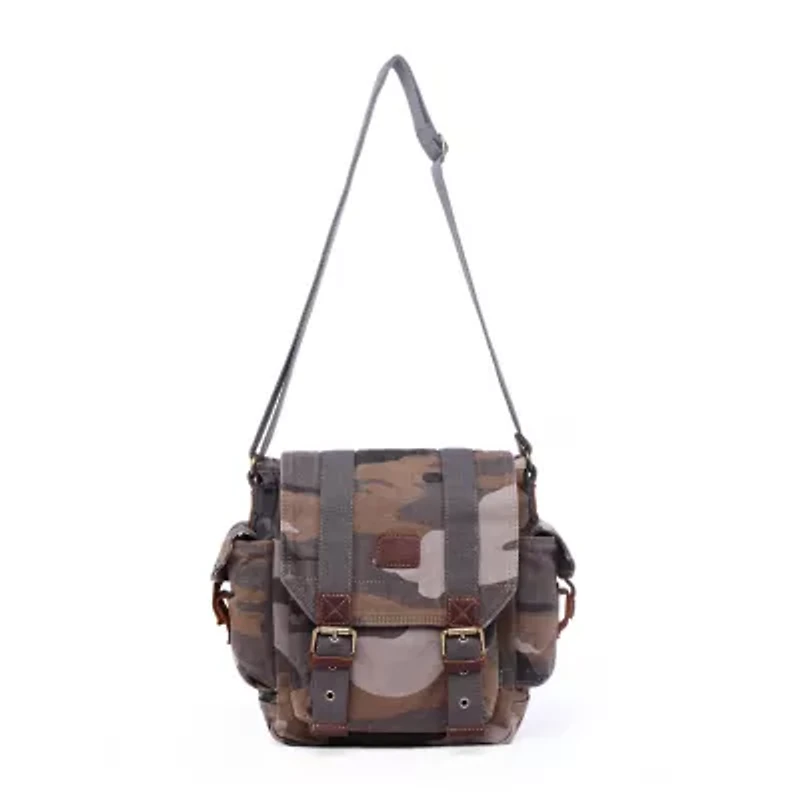 TSD Brand Camo Crossbody Messenger Bag