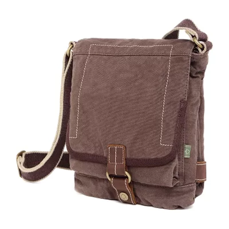 TSD Brand Atona Classic Flap Crossover Messenger Bag