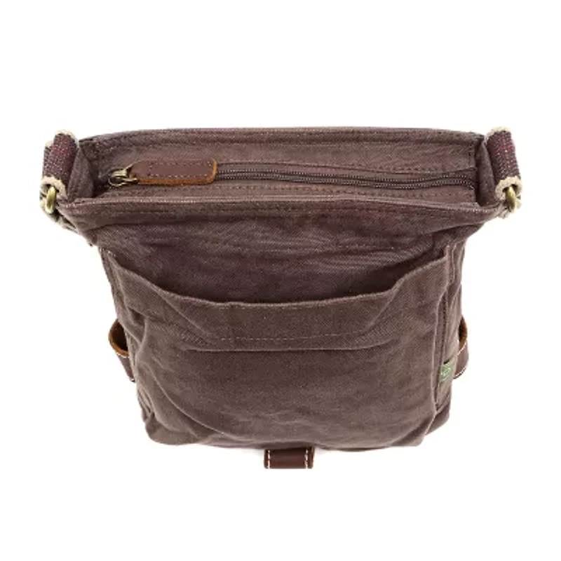 TSD Brand Atona Classic Flap Crossover Messenger Bag