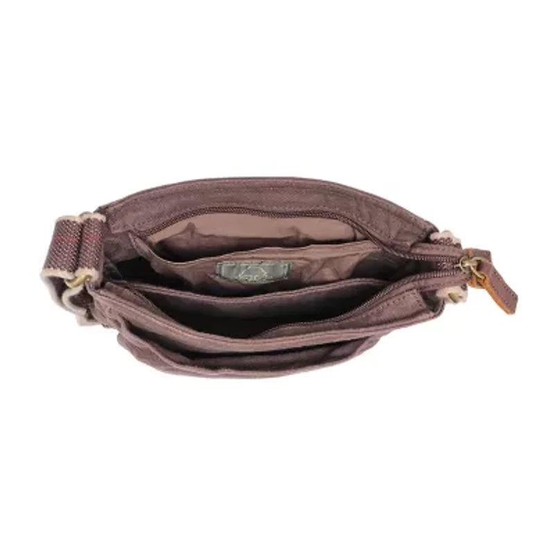 TSD Brand Atona Classic Flap Crossover Messenger Bag