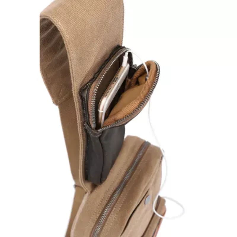 TSD Brand Tapa Sling Bag Unisex Adult Adjustable Straps Backpack