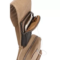 TSD Brand Tapa Sling Bag Unisex Adult Adjustable Straps Backpack