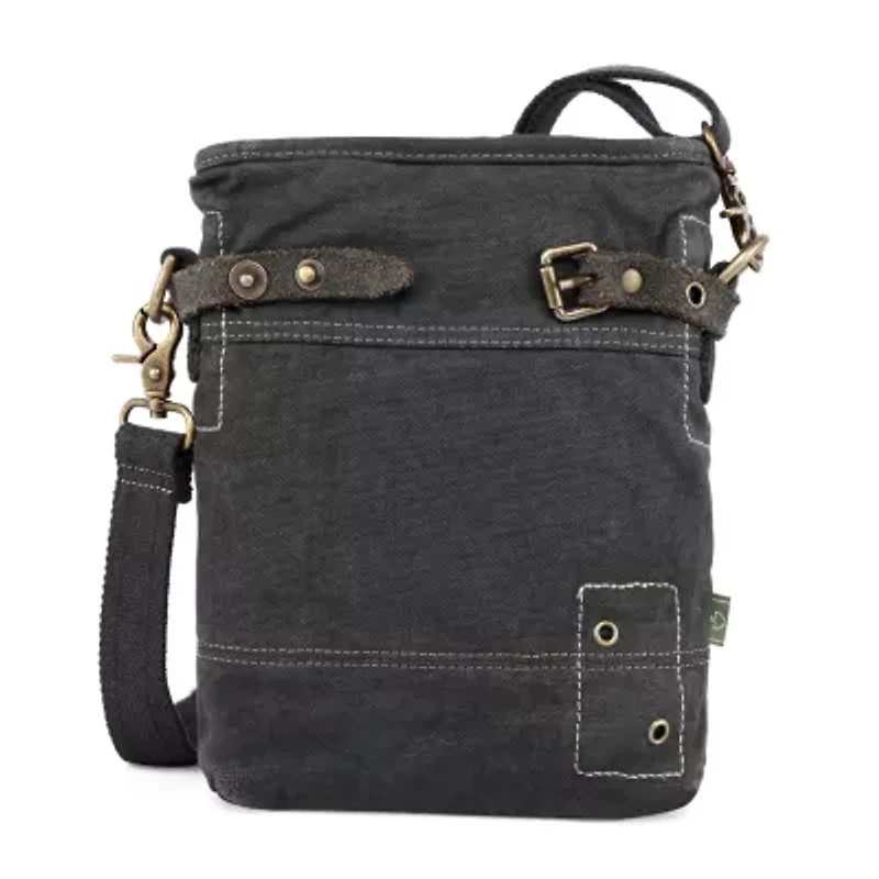 TSD Brand Coastal Zippered Crossbody Messenger Bag