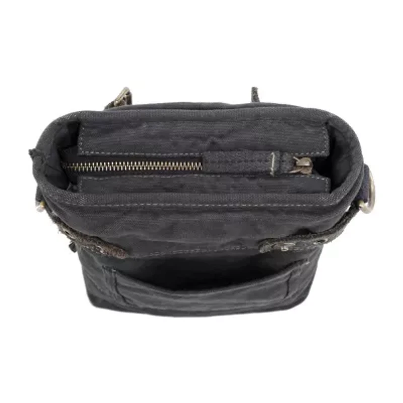 TSD Brand Coastal Zippered Crossbody Messenger Bag